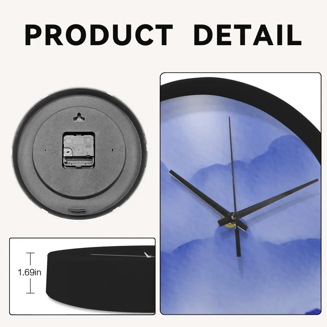 Round Wall Clock 12" — photo 6