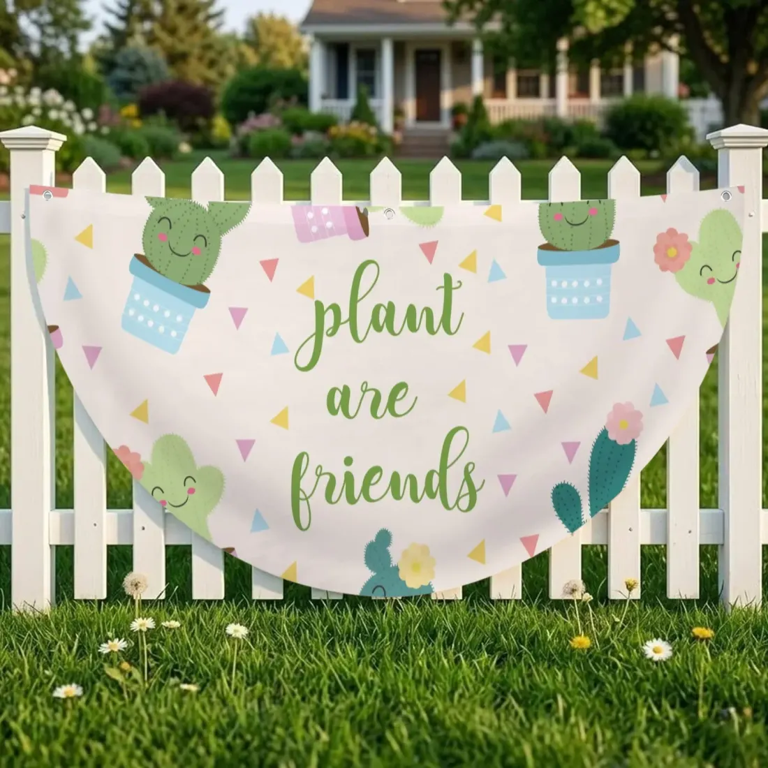 Semi Circle Flag 47" x 23.6" — photo 2
