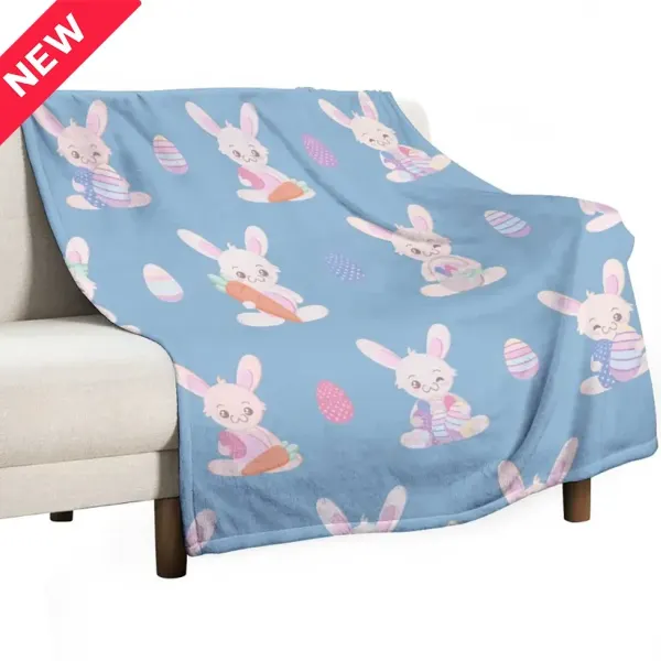 Custom Flannel Blanket 50" × 60" ( Double-Sided Print )