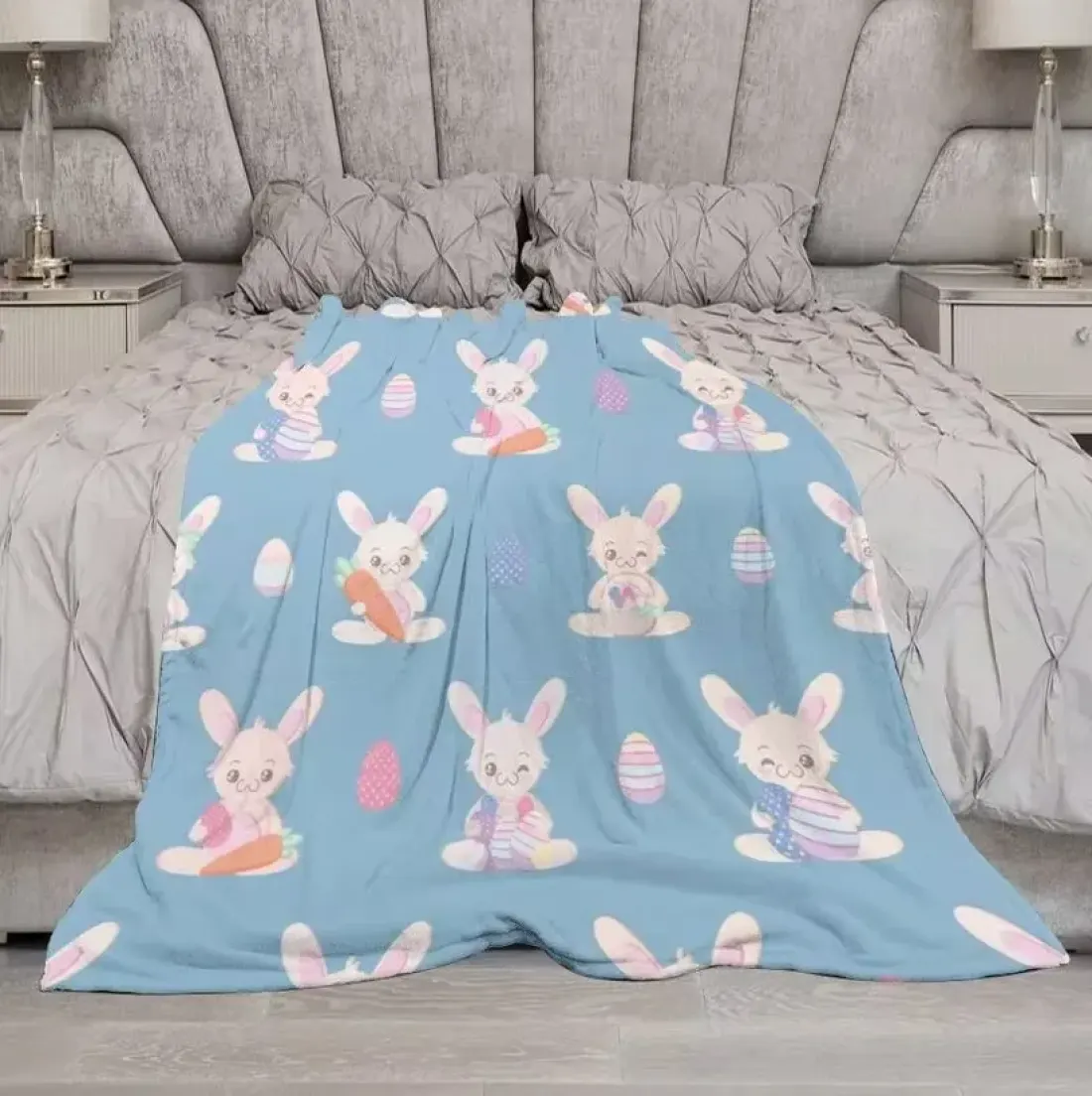 Custom Flannel Blanket 50" × 60" ( Double-Sided Print ) — photo 5