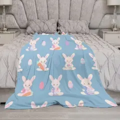 Custom Flannel Blanket 50" × 60" ( Double-Sided Print ) thumbnail 5
