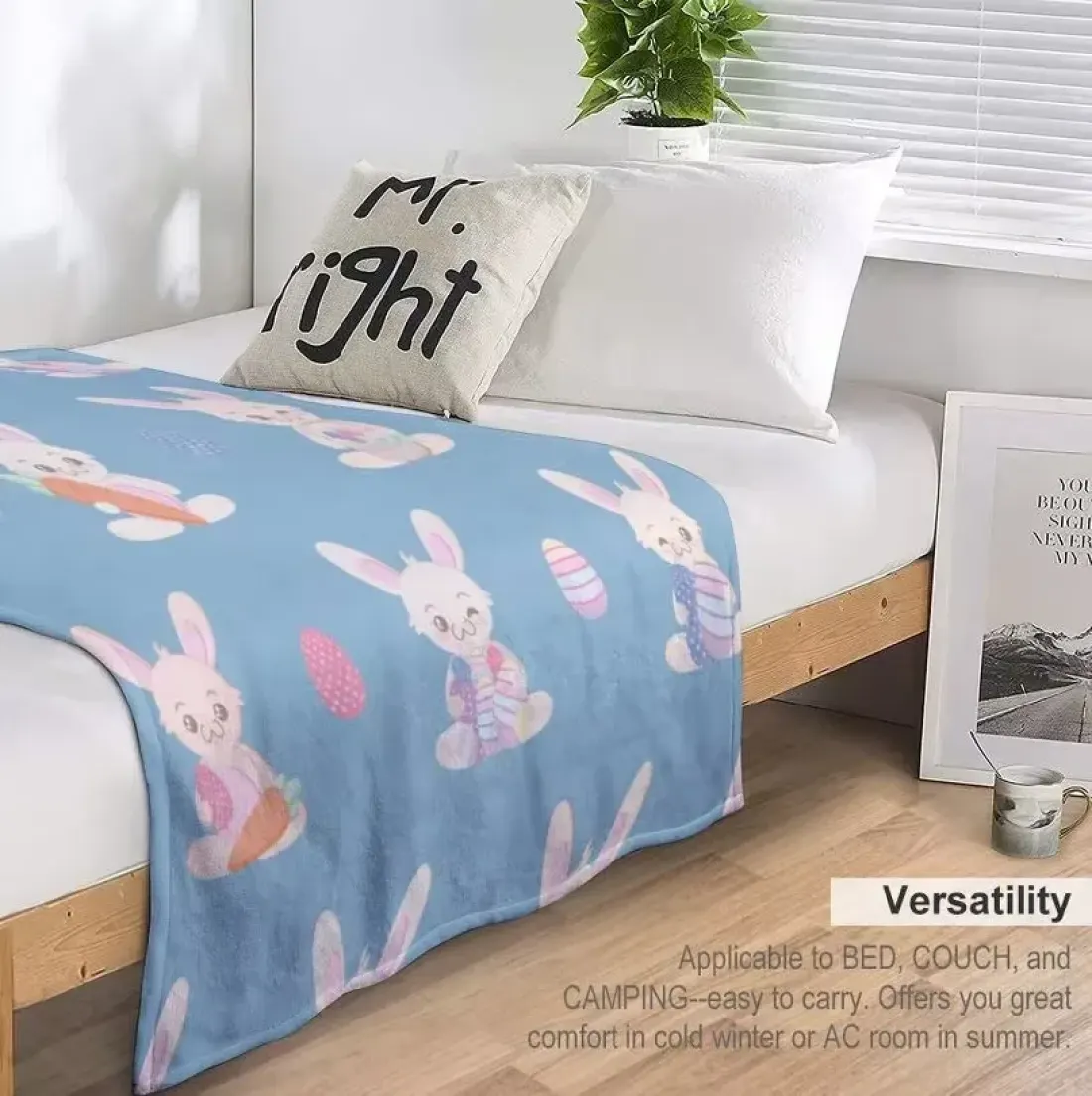Custom Flannel Blanket 50" × 60" ( Double-Sided Print ) — photo 6