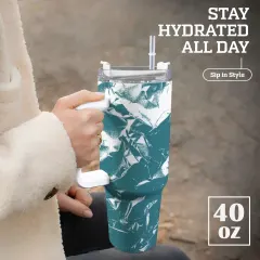40oz Tumbler with Handle thumbnail 1