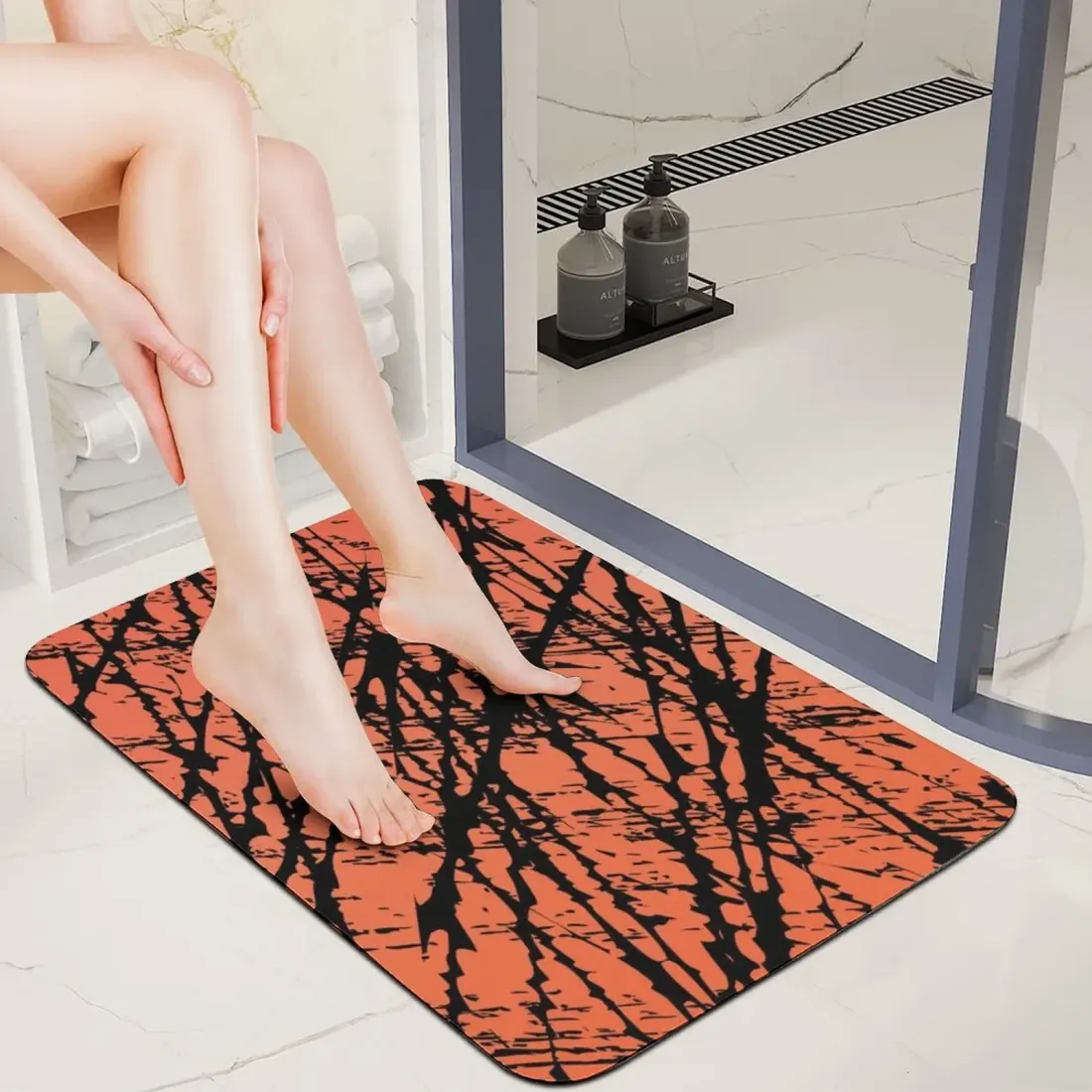 Diatom Ooze Bath Mat 15.7"×23.6"