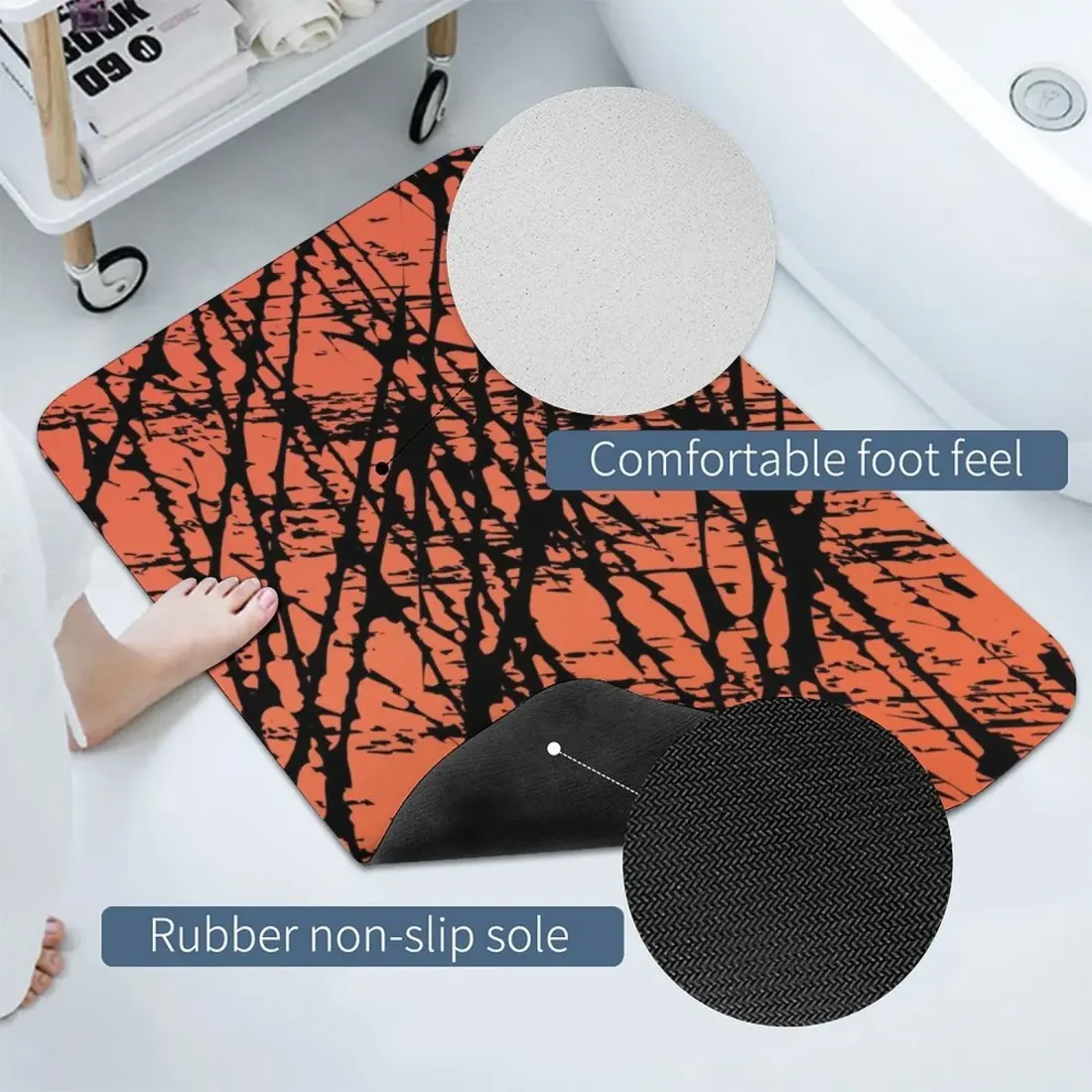 Diatom Ooze Bath Mat 15.7"×23.6" — photo 2