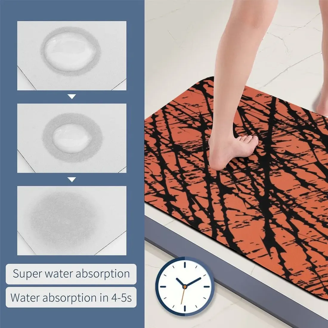 Diatom Ooze Bath Mat 15.7"×23.6" — photo 3