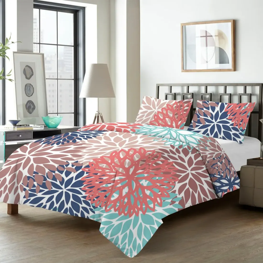 Custom Fitted Sheet 4-Piece Set (165x220x27 cm)