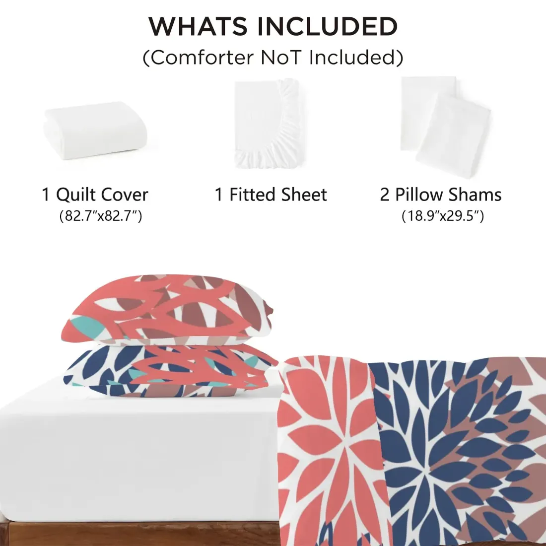 Custom Fitted Sheet 4-Piece Set (165x220x27 cm) — photo 3