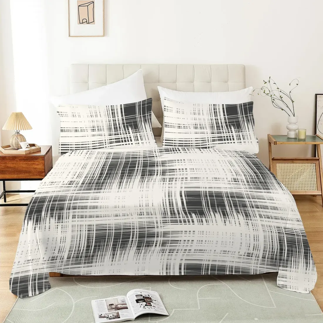 Custom Fitted Sheet 4-Piece Set (125x215x27 cm)