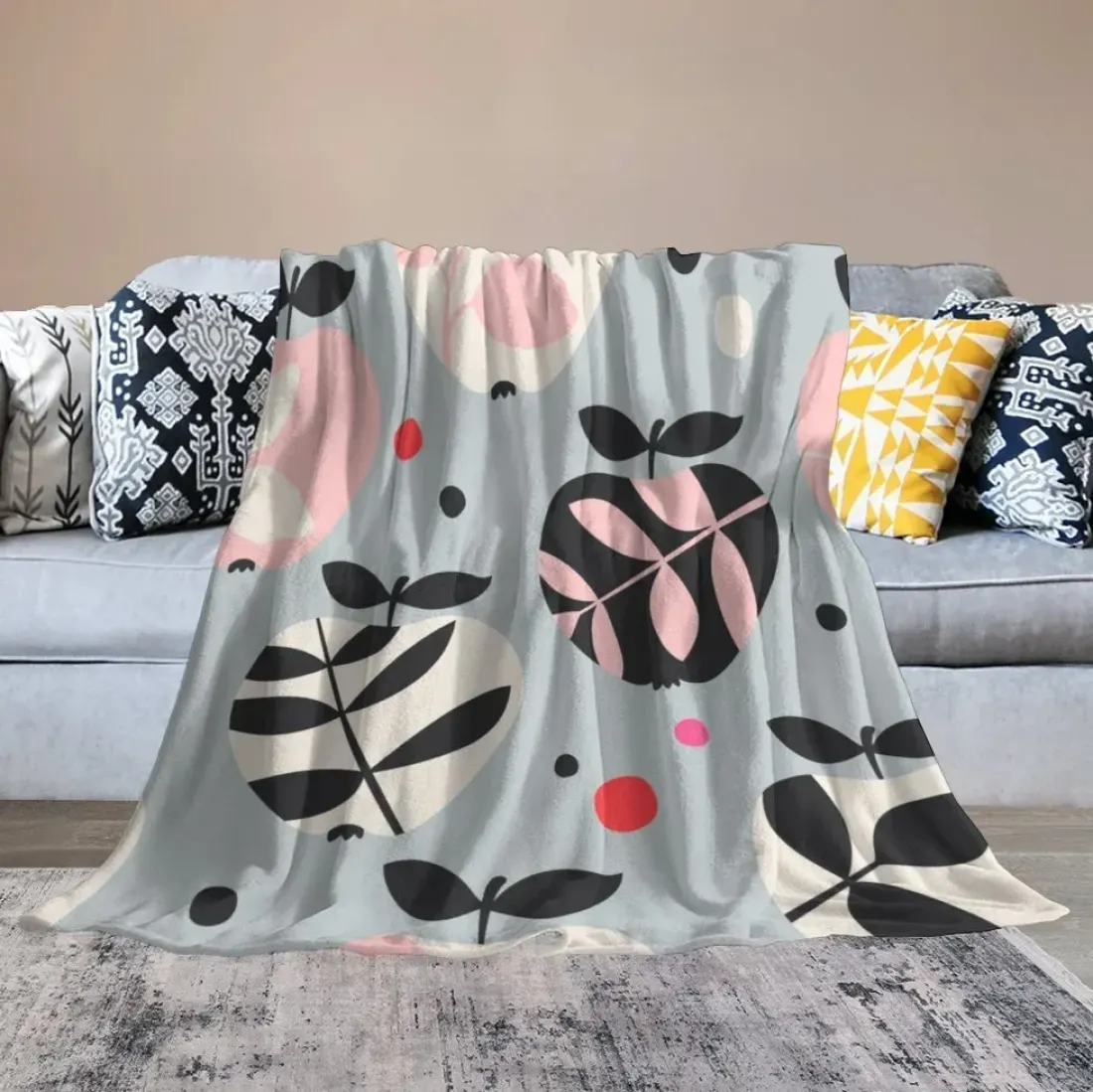 Custom Flannel Blanket 60" × 80" ( Double-Sided Print ) — photo 2