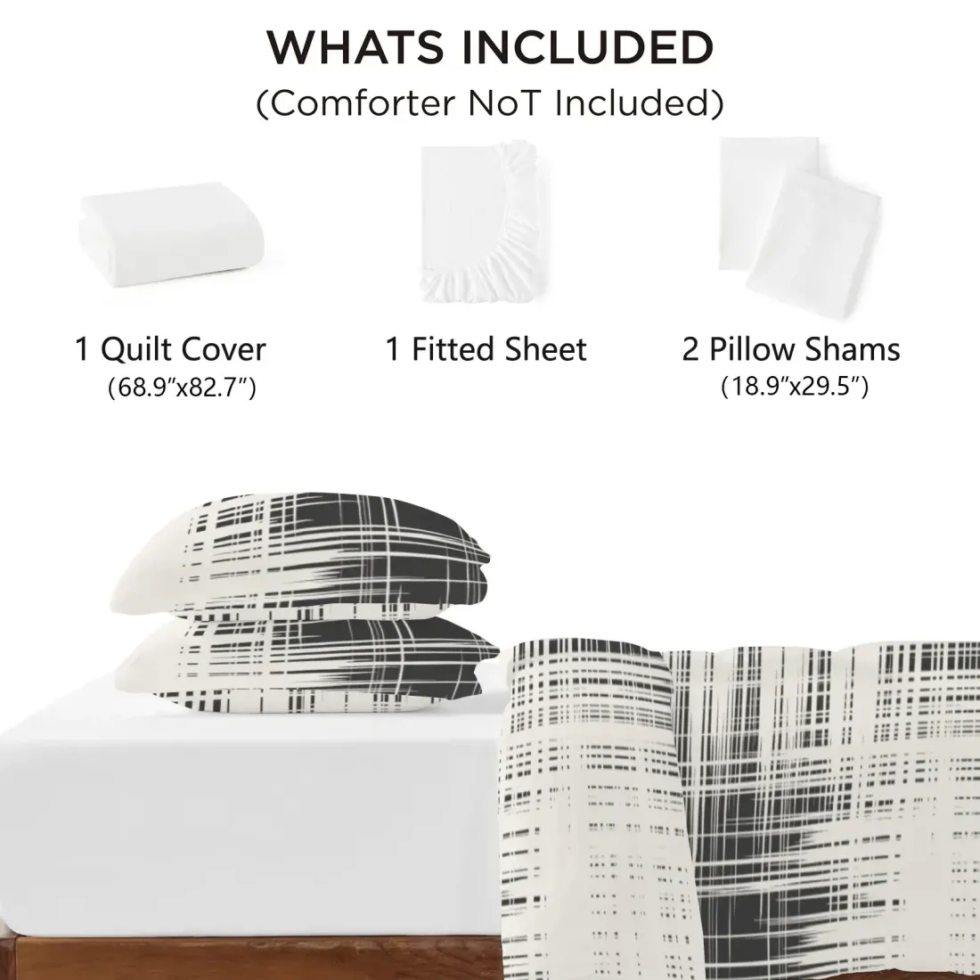 Custom Fitted Sheet 4-Piece Set (125x215x27 cm) — photo 3