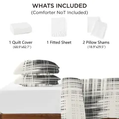 Custom Fitted Sheet 4-Piece Set (125x215x27 cm) thumbnail 3