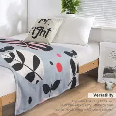 Custom Flannel Blanket 60" × 80" ( Double-Sided Print ) thumbnail 5