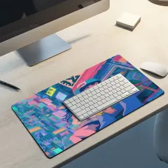 Rectangle Mousepad (with Stitched Edges)30x60cm thumbnail 4