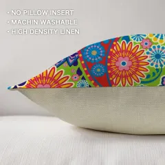 Linen Pillow Case 18" x 18" ( One Side & Pack of 4 ) thumbnail 3