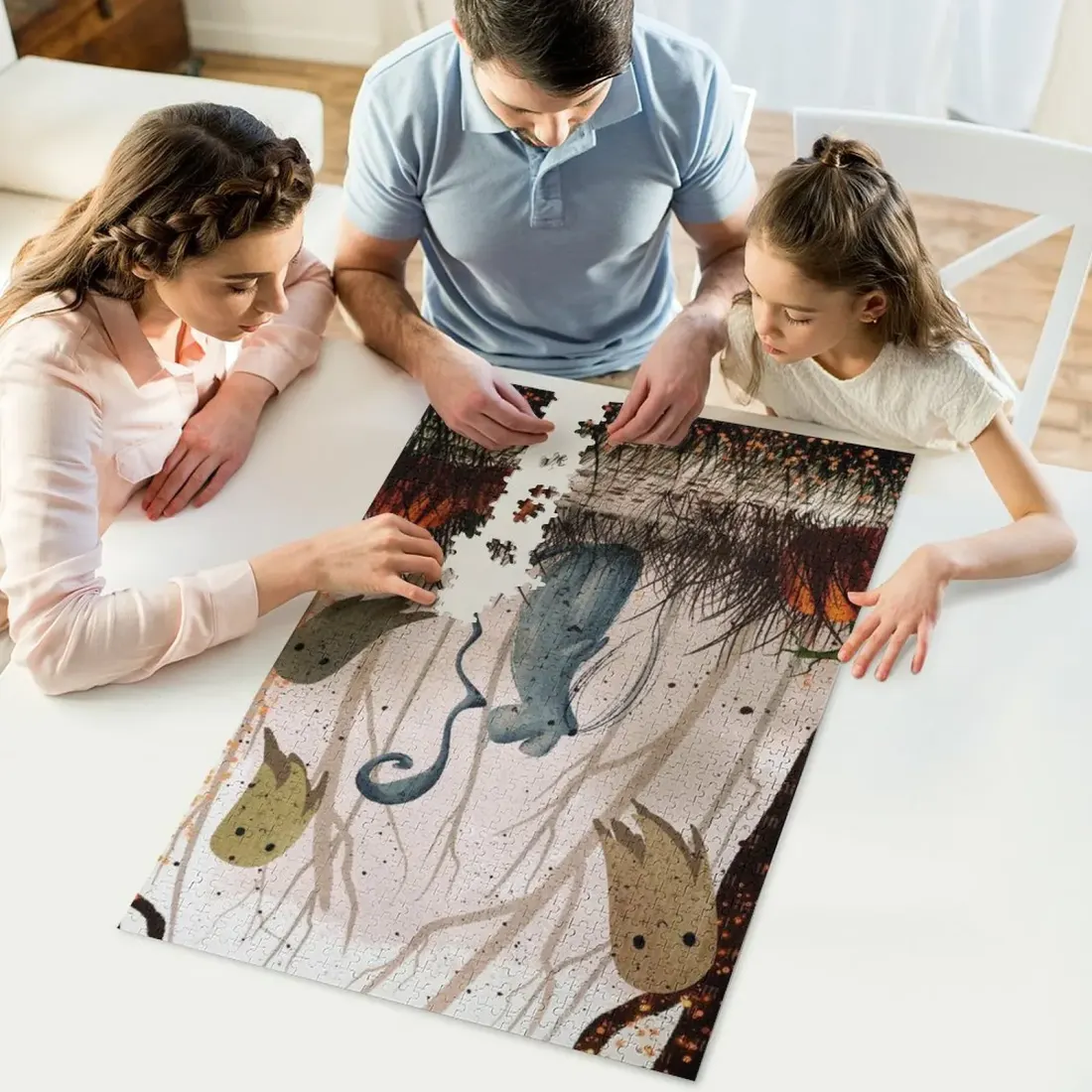 1000-Piece Wooden Jigsaw Puzzles (Vertical) — photo 2
