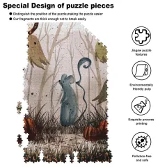 1000-Piece Wooden Jigsaw Puzzles (Vertical) thumbnail 3