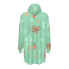 All Over Print Unisex Blanket Hoodie thumbnail 4