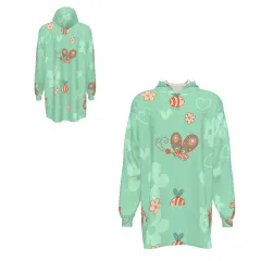 All Over Print Unisex Blanket Hoodie thumbnail 6