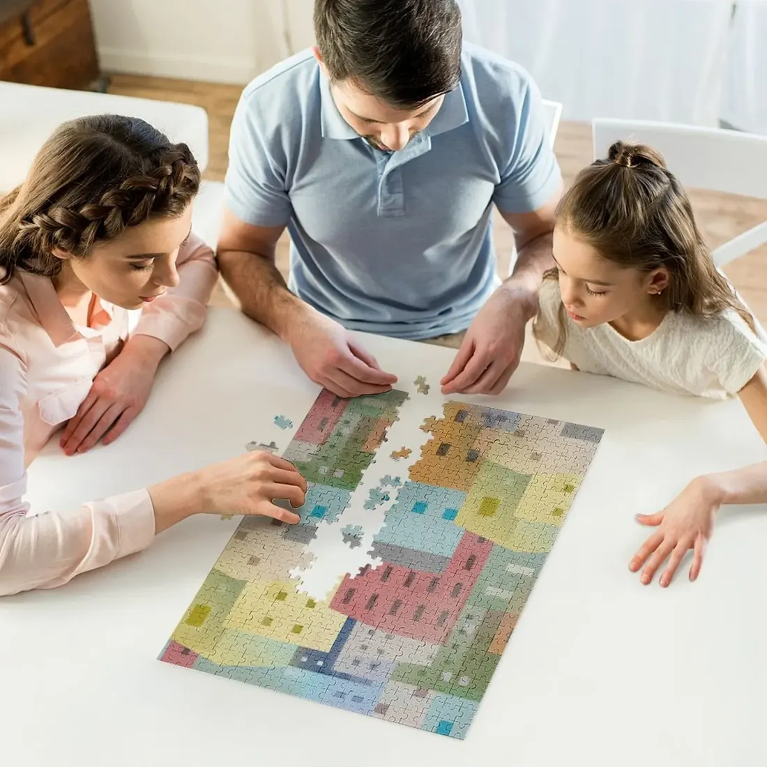 500-Piece Wooden Jigsaw Puzzles (Vertical) — photo 2
