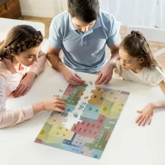 500-Piece Wooden Jigsaw Puzzles (Vertical) thumbnail 2