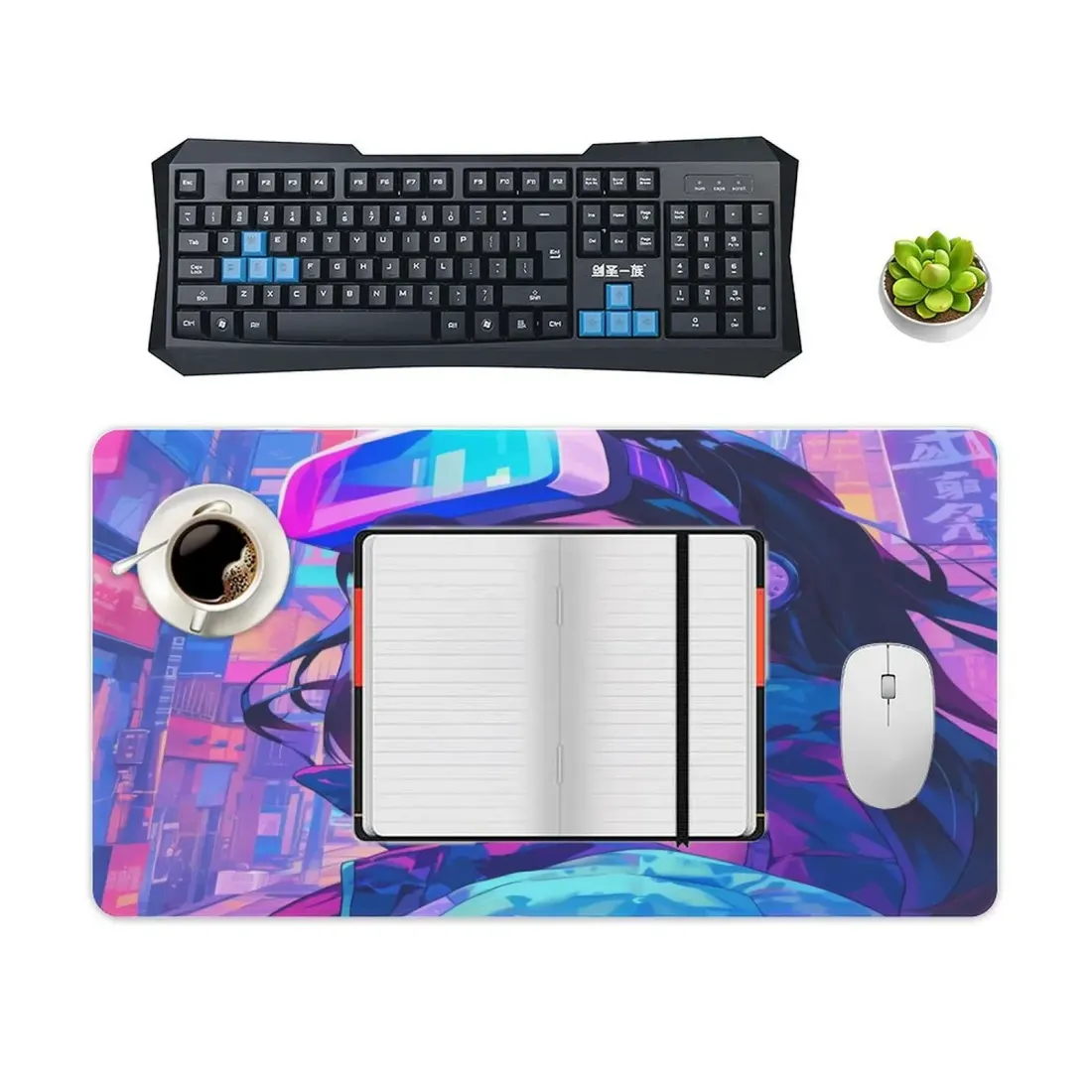 Rectangle Mousepad (with Stitched Edges)40x75cm — photo 3