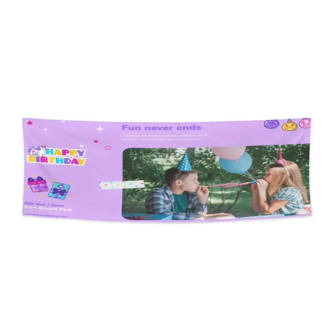 Festival Banner 71x24inch — photo 4