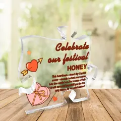 Personalized Puzzle Shaped Acrylic Plaque thumbnail 2