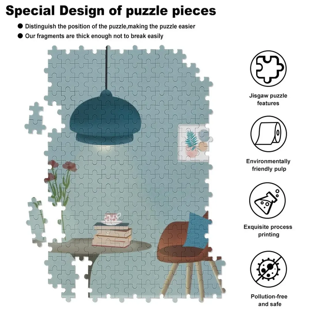 300-Piece Wooden Jigsaw Puzzles (Vertical) — photo 3