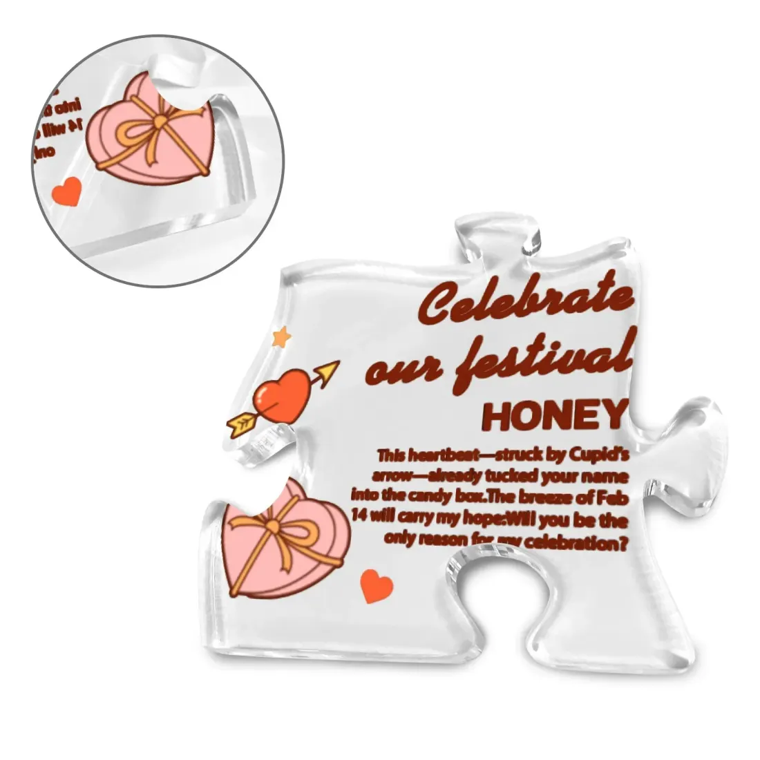 Personalized Puzzle Shaped Acrylic Plaque — photo 4