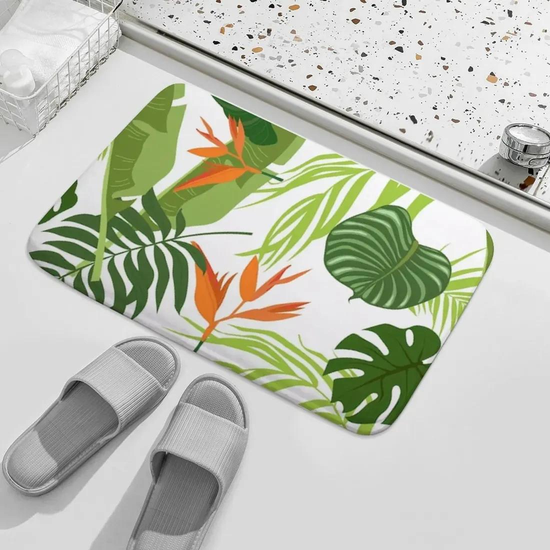 Coral Velvet Bath Rug 19.7"×31.5"