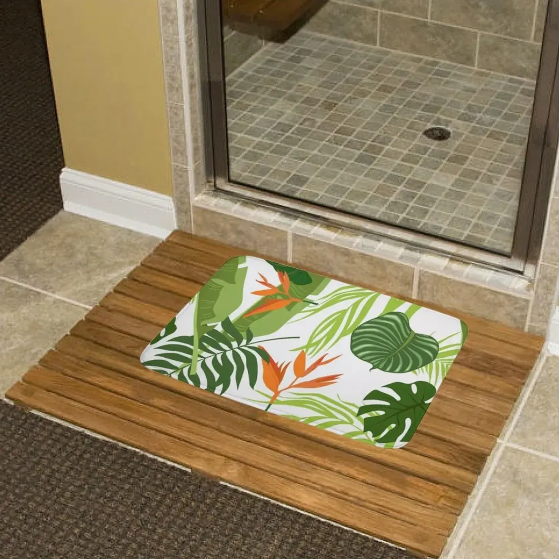 Coral Velvet Bath Rug 19.7"×31.5" — photo 5