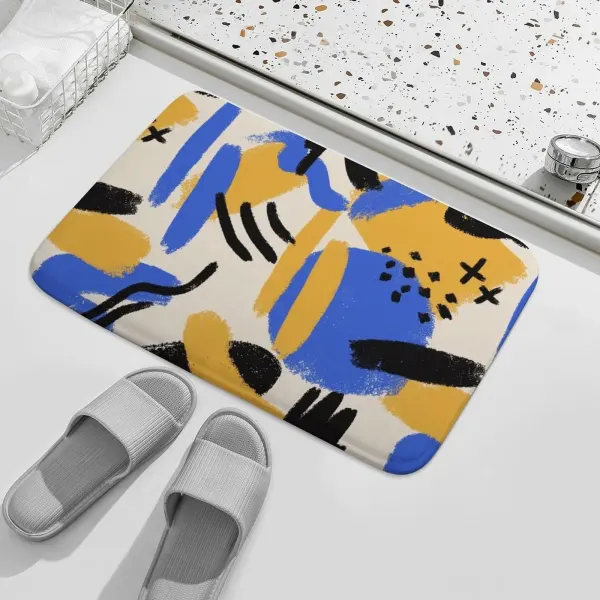 Coral Velvet Bath Rug 15.7"×23.6"
