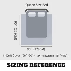 Custom 3-Piece Bedding Set (90" x 90") thumbnail 4