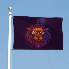 Custom Flag with Four Grommets (47x70 in) thumbnail 2