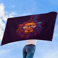 Custom Flag with Four Grommets (47x70 in) thumbnail 3