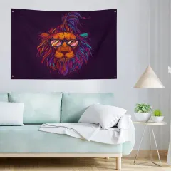 Custom Flag with Four Grommets (47x70 in) thumbnail 5