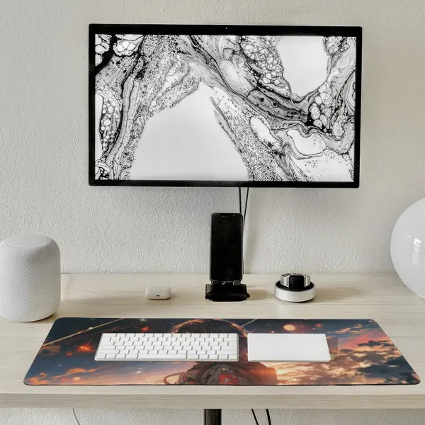 Rectangle Mousepad (with Stitched Edges)30x80cm