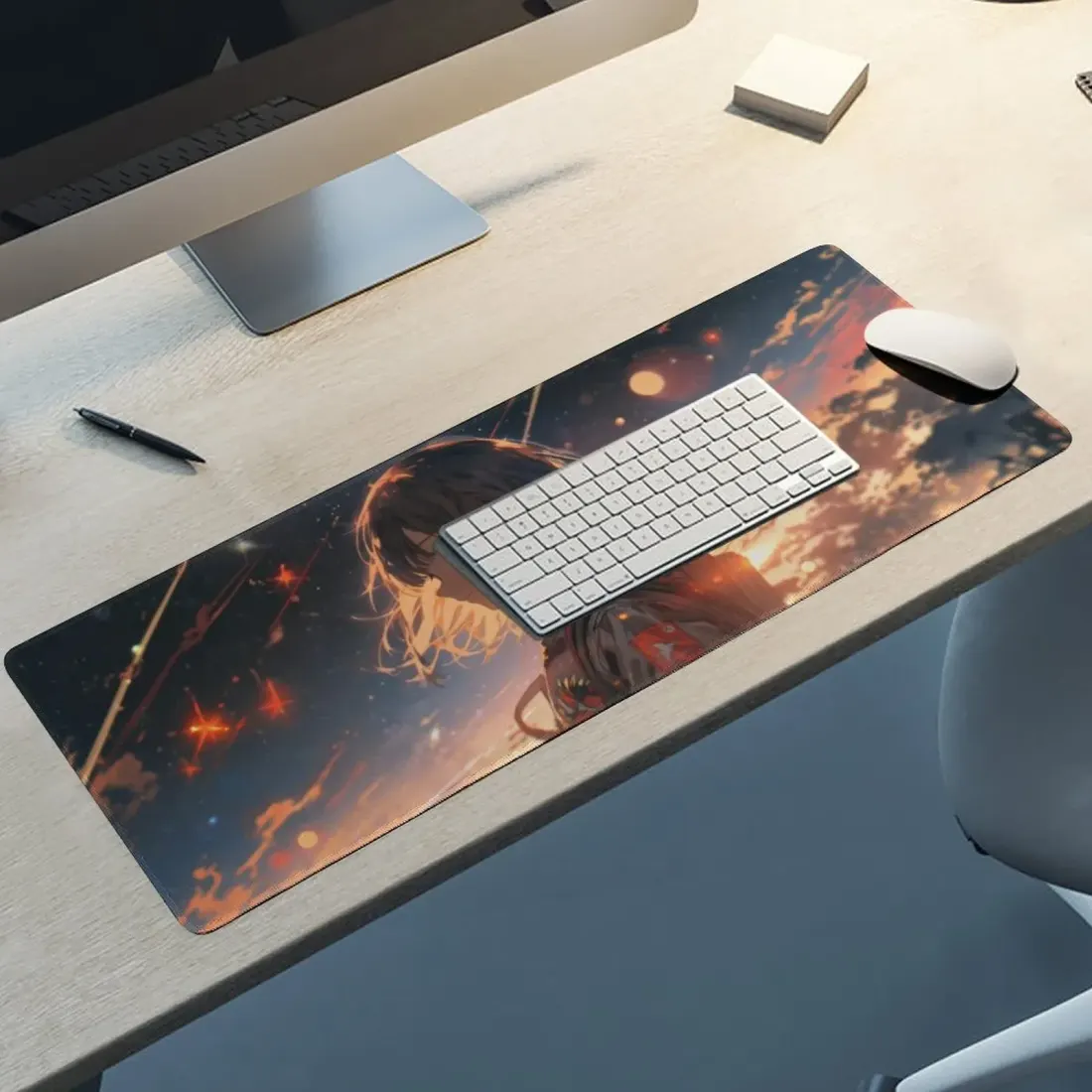 Rectangle Mousepad (with Stitched Edges)30x80cm — photo 3