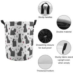 Drawstring Laundry Basket (44x44cm) thumbnail 3