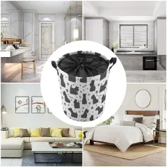 Drawstring Laundry Basket (44x44cm) thumbnail 4