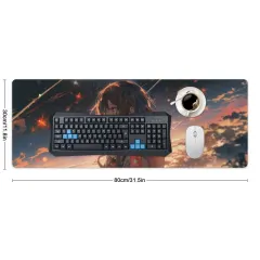 Rectangle Mousepad (with Stitched Edges)30x80cm thumbnail 5