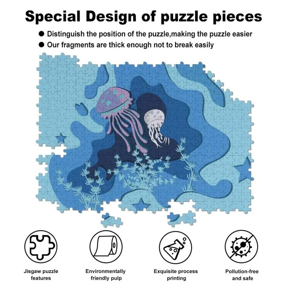 500-Piece Wooden Jigsaw Puzzles (Horizontal) — photo 3