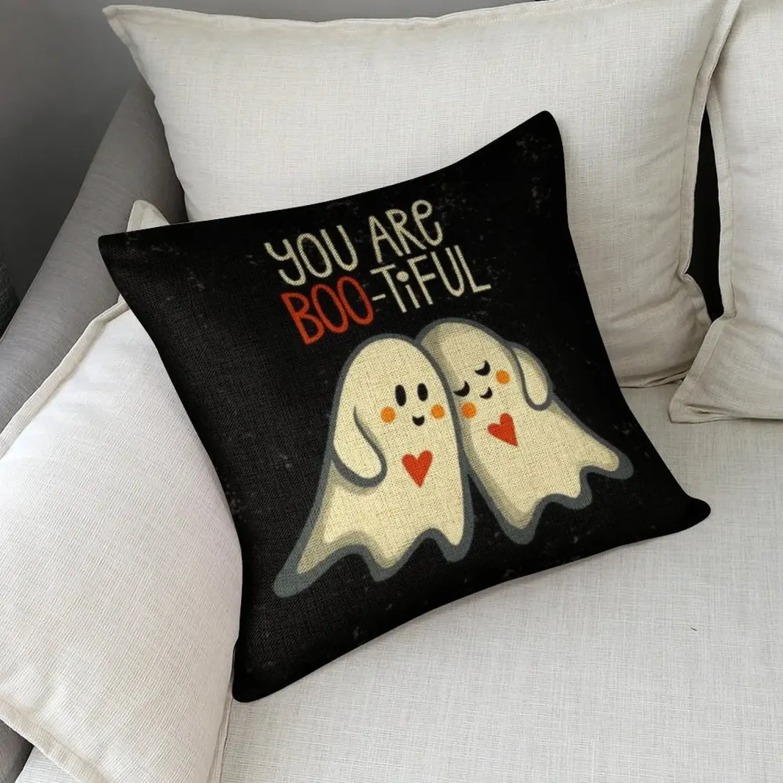 Custom Linen Pillow Case 18x18 Inch (Two-Side Printing) (Set of 4) — photo 3