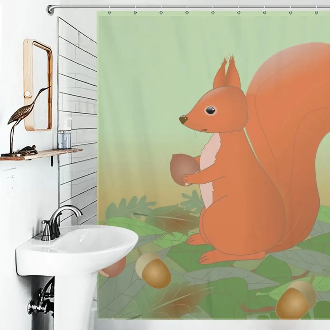 Custom Shower Curtain (177×180cm) — photo 2