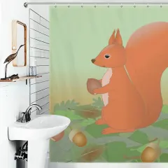 Custom Shower Curtain (177×180cm) thumbnail 2