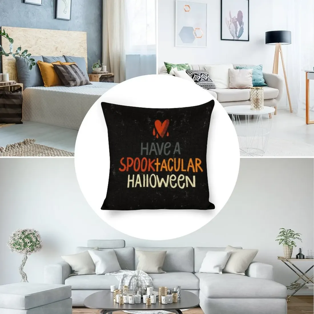 Custom Linen Pillow Case 18x18 Inch (Two-Side Printing) (Set of 4) — photo 5