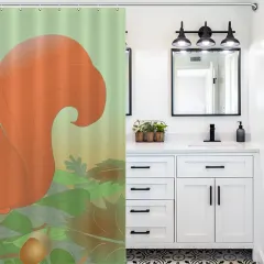 Custom Shower Curtain (177×180cm) thumbnail 4