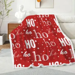 Double-Layer Flannel Sherpa Blanket thumbnail 1