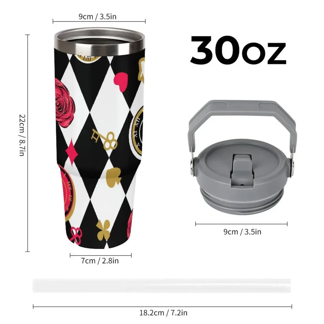 30oz Tumbler with Top Handle — photo 3